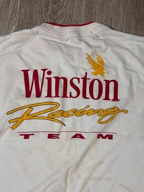 Vintage Winston Racing Team T-Shirt USA Made XL 90s Single Stitch Style